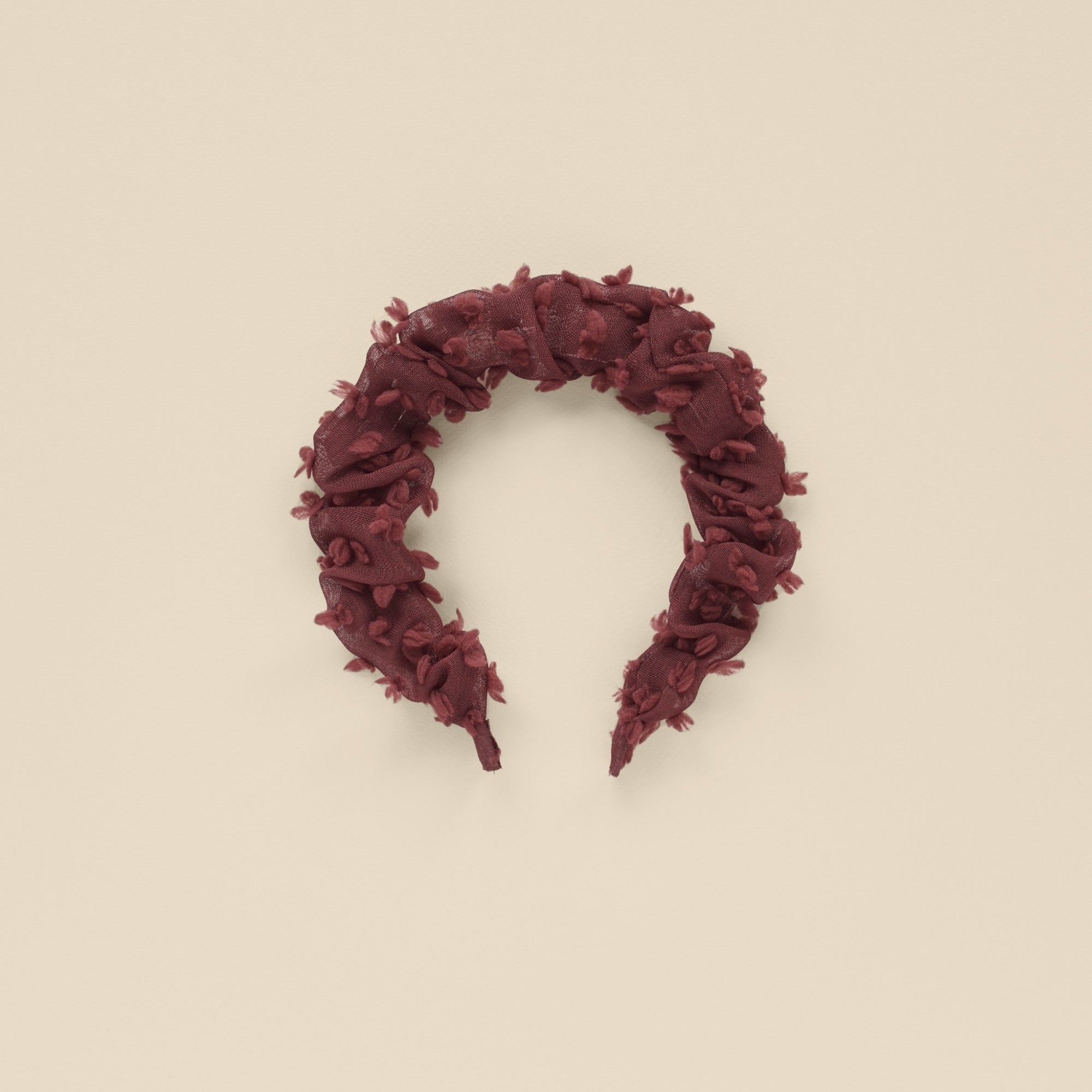 Nora Lee Gathered Headband - Fig