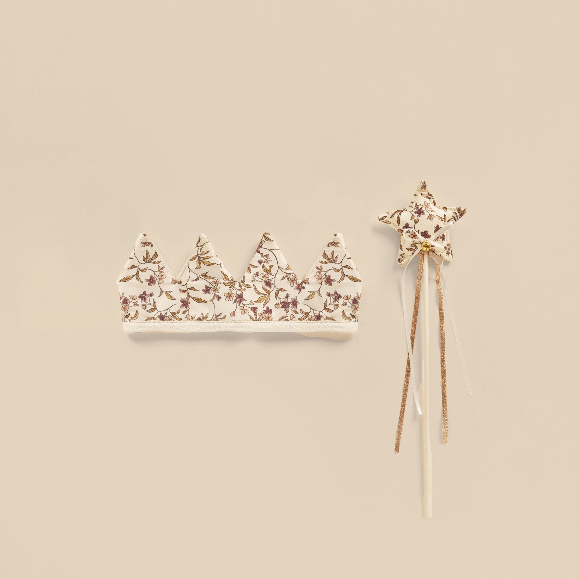 Nora Lee Crown & Wand - Fig Floral