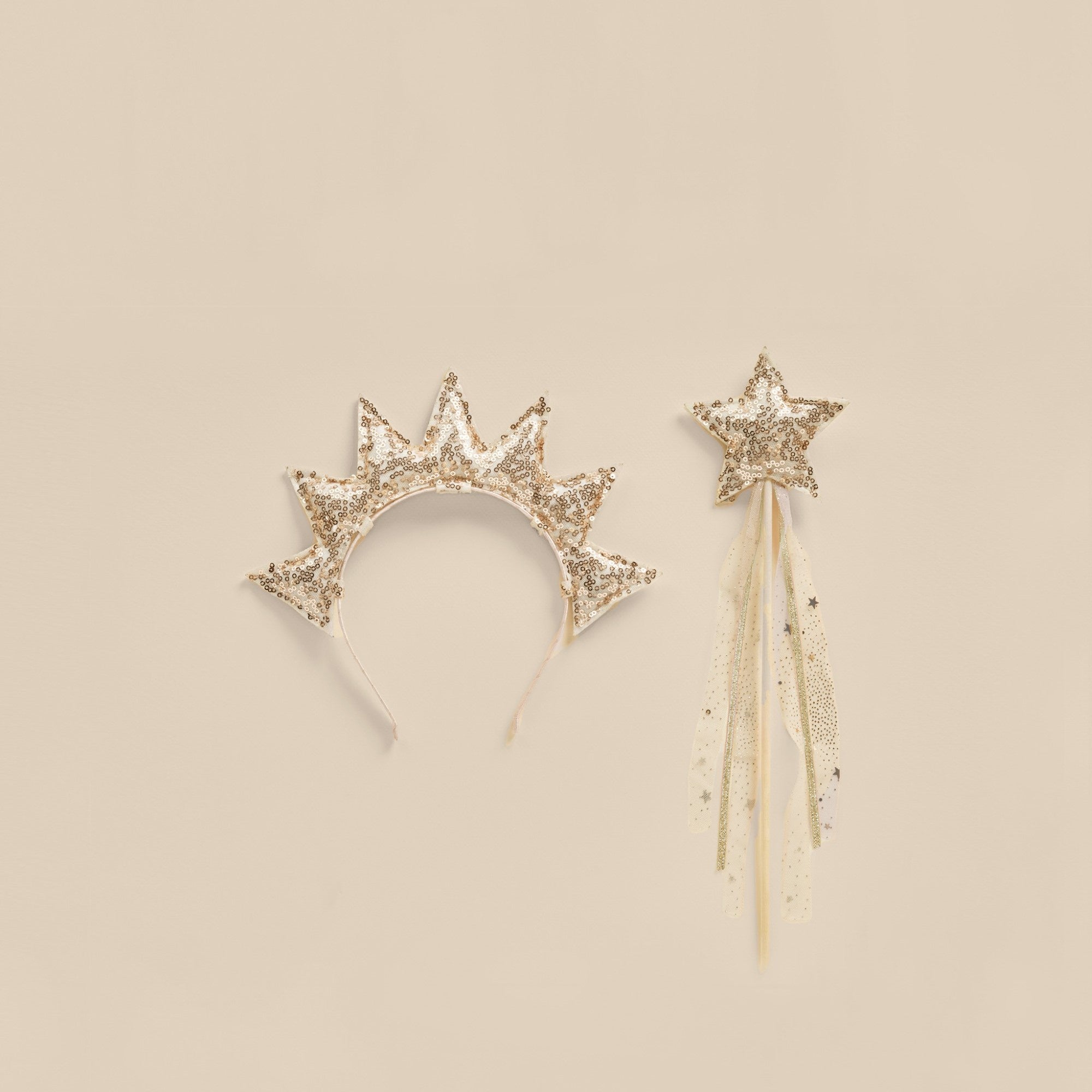Nora Lee Sun Crown & Wand - Gold
