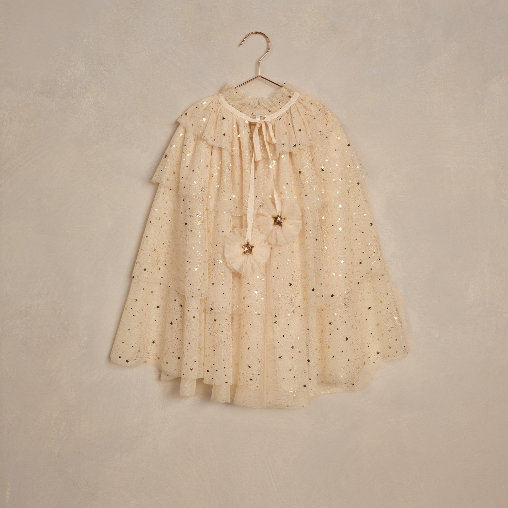 Nora Lee Tulle Cape - Champagne Stars