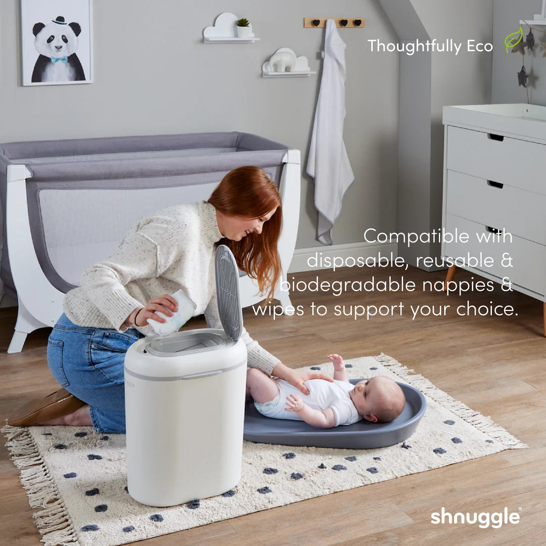 Shnuggle Eco - Touch Nappy Bin