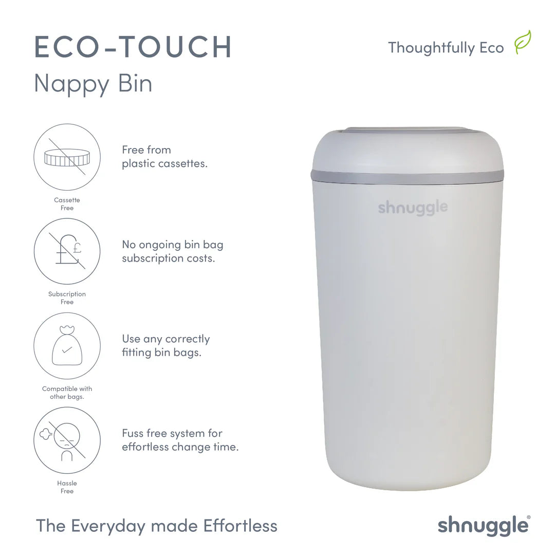 Shnuggle Eco - Touch Nappy Bin