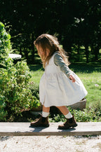 Willa Pinafore - Ecru