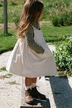 Willa Pinafore - Ecru