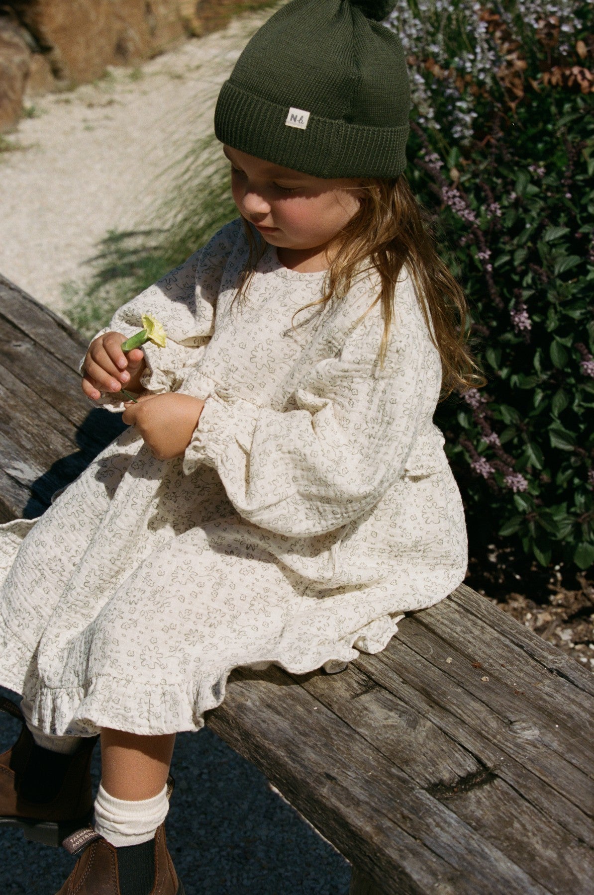Nora Dress Muslin - Bloomsbury Print
