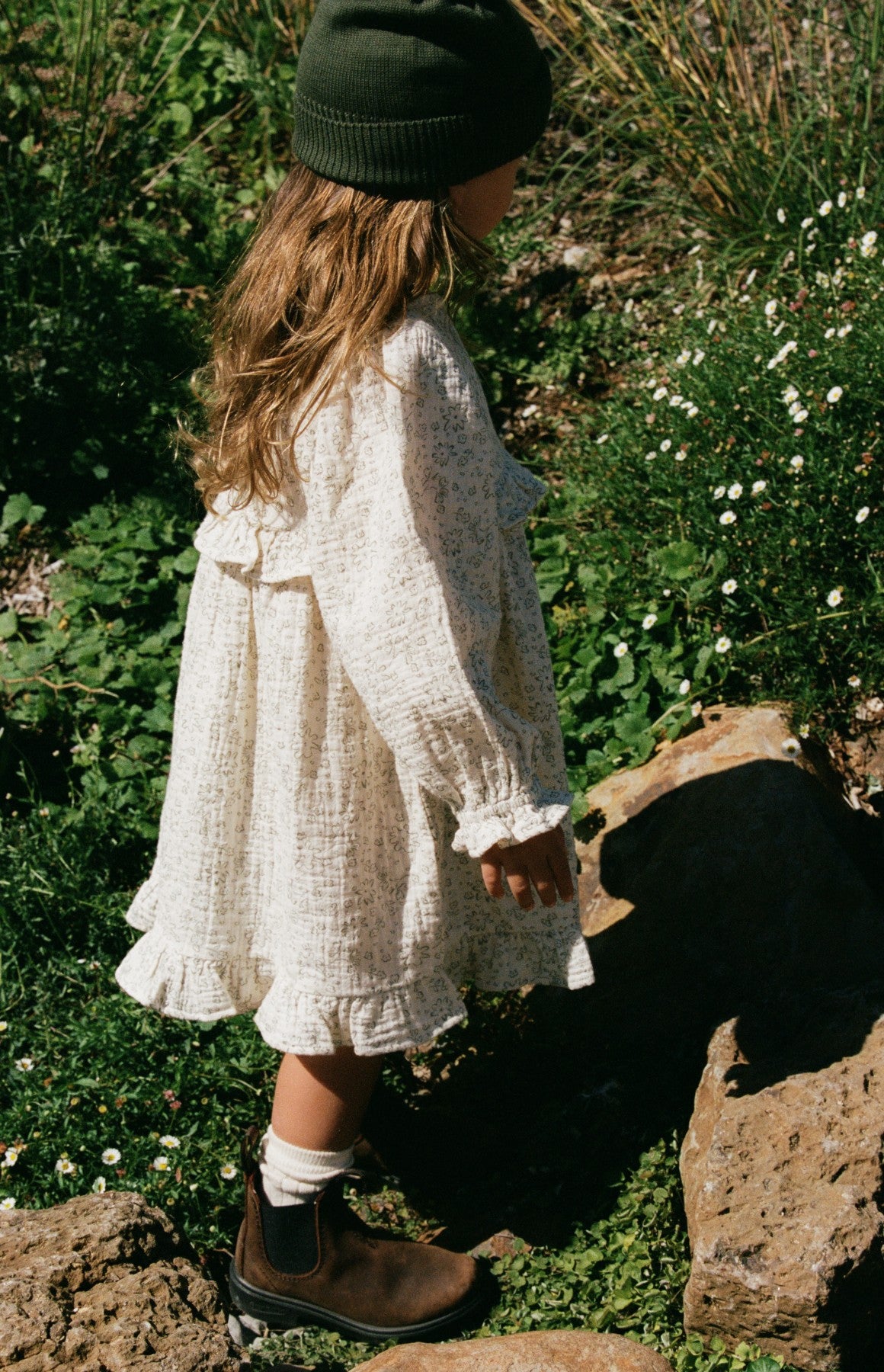 Nora Dress Muslin - Bloomsbury Print
