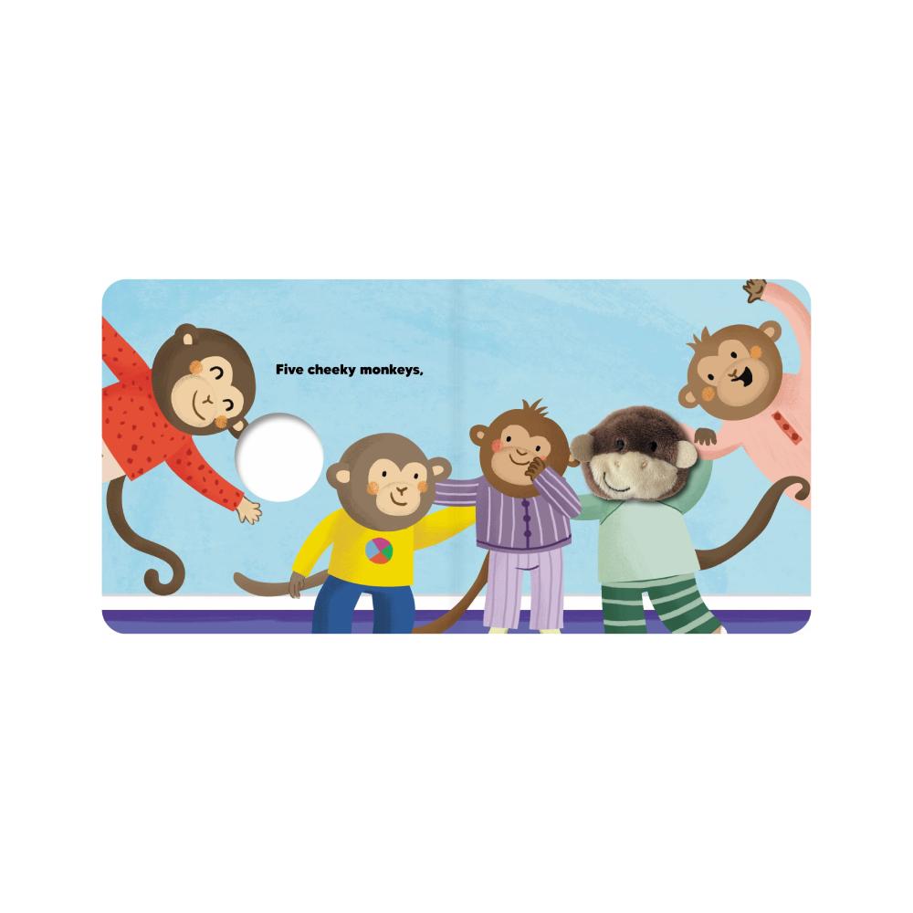 Finger Puppet Book - Five Cheeky Monkeys