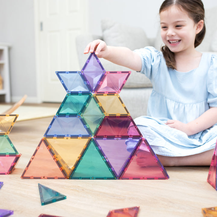 Connetix Tiles - 48 Piece Expansion Set | Pastel