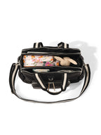 Triple Tote Nappy Bag - Black Nylon