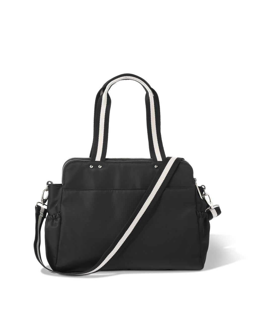 Triple Tote Nappy Bag - Black Nylon