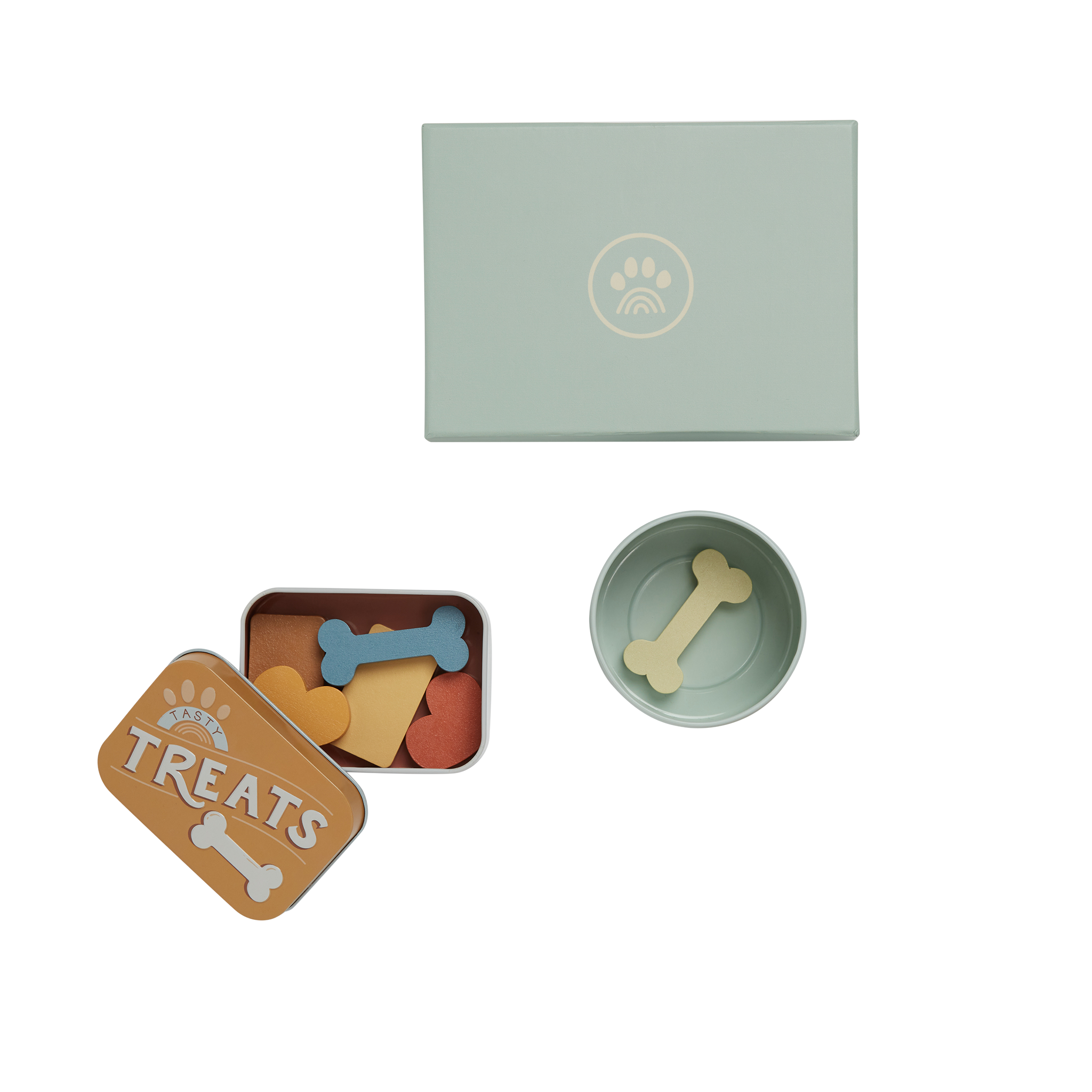 Olli Ella Dinkum Dogs Goodie Set - Pale Green