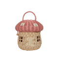 Rattan Mushroom Basket - Musk