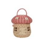 Rattan Mushroom Basket - Musk