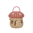 Rattan Mushroom Basket - Musk