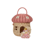 Rattan Mushroom Basket - Musk