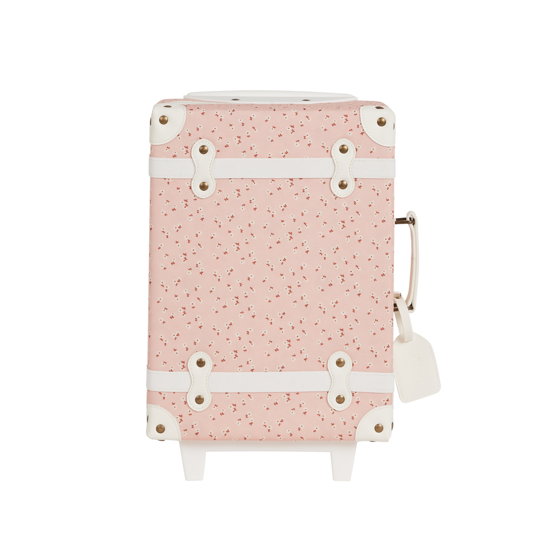Olli Ella See-ya Suitcase - Pink Daisies