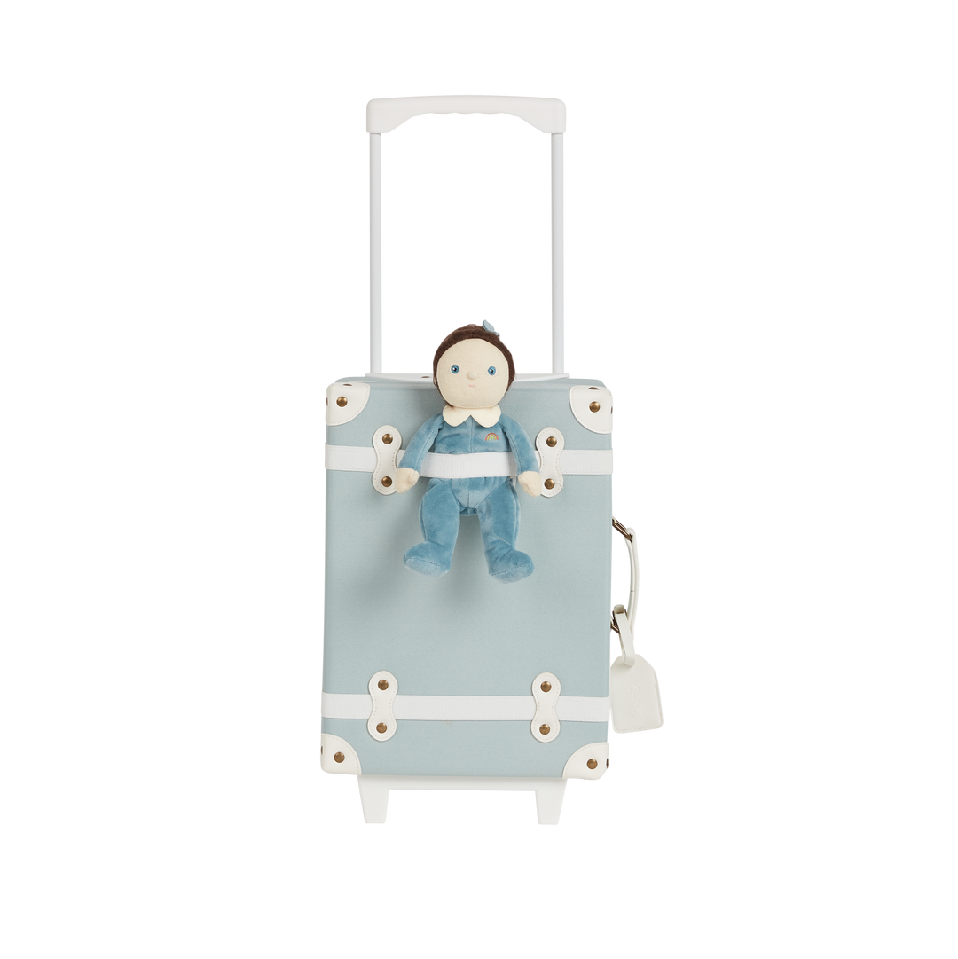 Olli Ella See-ya Suitcase - Steel Blue