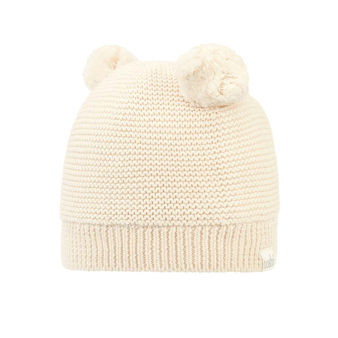 Organic Beanie - Snowy / Feather