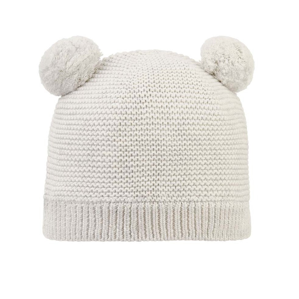 Toshi Organic Beanie - Snowy / Pebble