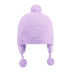 Organic Earmuff - Heart / Amethyst