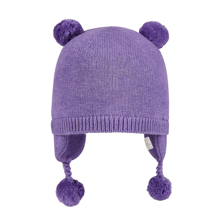 Toshi Organic Earmuff - Snowy / Pansy