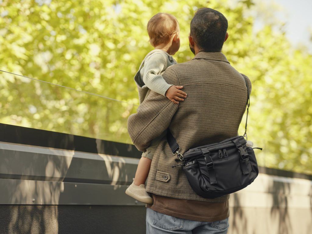 Traveller Pram Caddy - Black Weatherproof