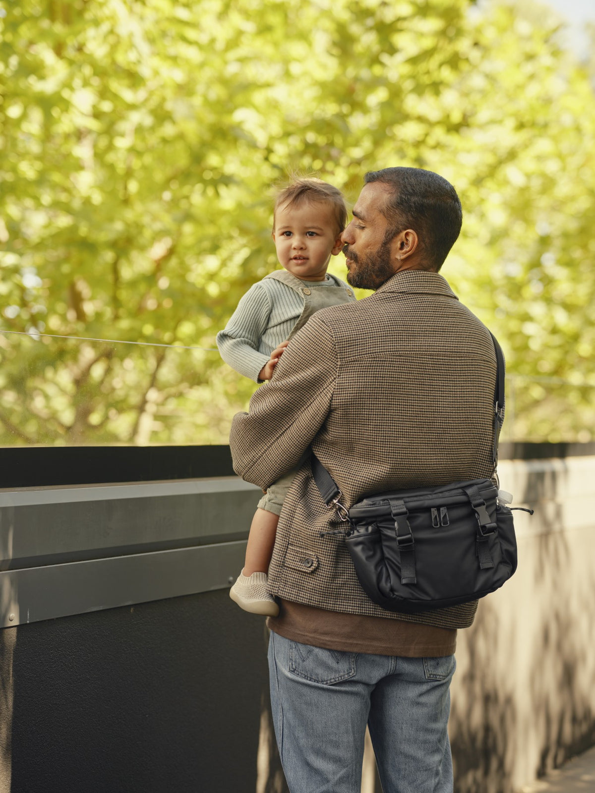 Traveller Pram Caddy - Black Weatherproof