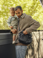 Traveller Pram Caddy - Black Weatherproof