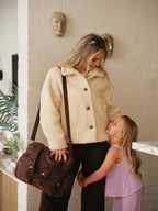 Carry All Nappy Bag - Puffy Chocolate Quilt