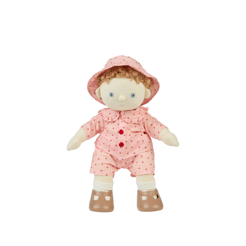 Dinkum Doll On the Go Outfit - Strawberry