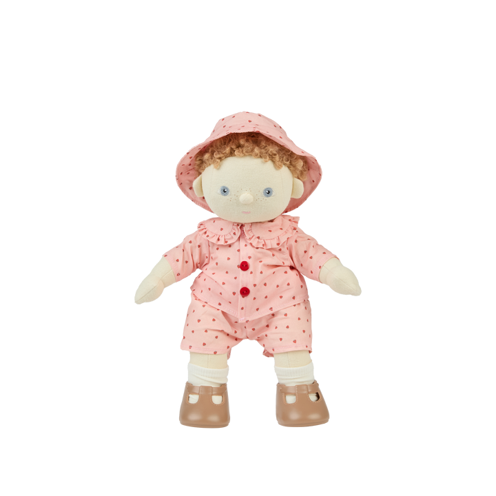 Olli Ella Dinkum Doll On the Go Outfit - Strawberry