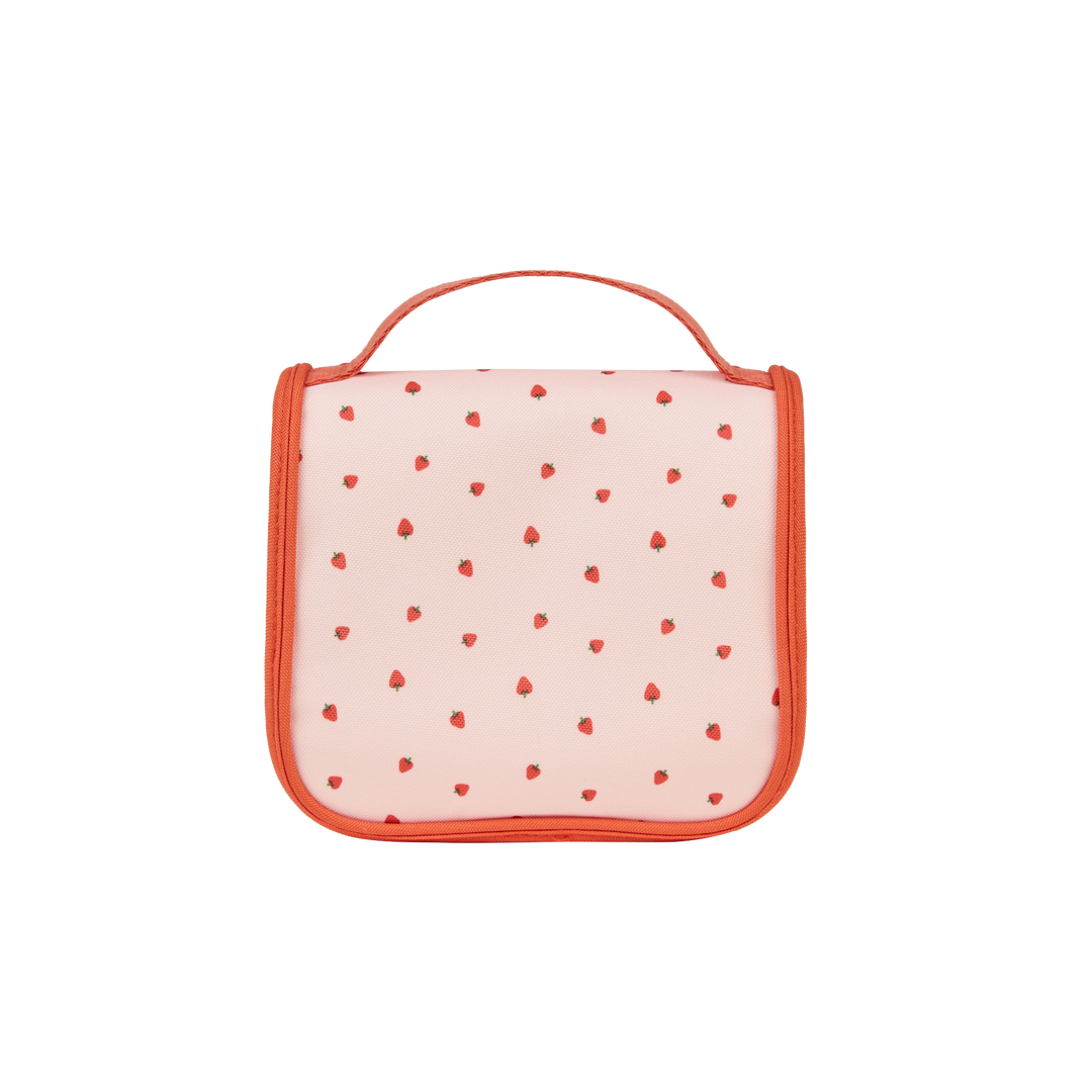 Olli Ella See-Ya Wash Bag - Strawberry