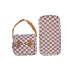 Carrie Convertible Changing Set - Plum Check