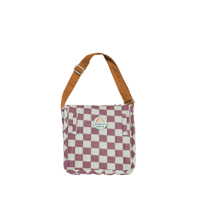 Olli Ella Carrie Convertible Changing Set - Plum Check