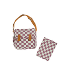 Carrie Convertible Changing Set - Plum Check