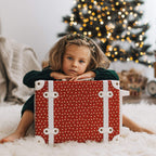 Holiday See-Ya Suitcase - Sweetheart Red
