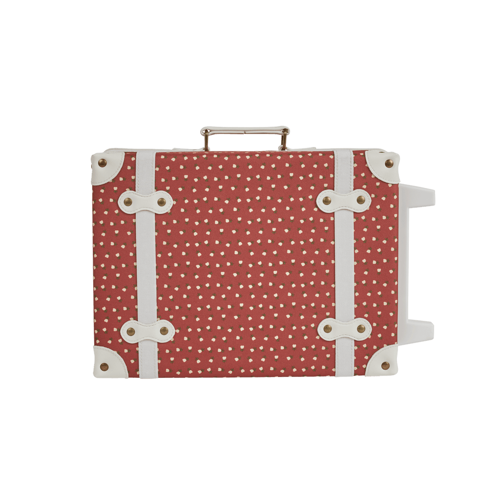 Holiday See-Ya Suitcase - Sweetheart Red