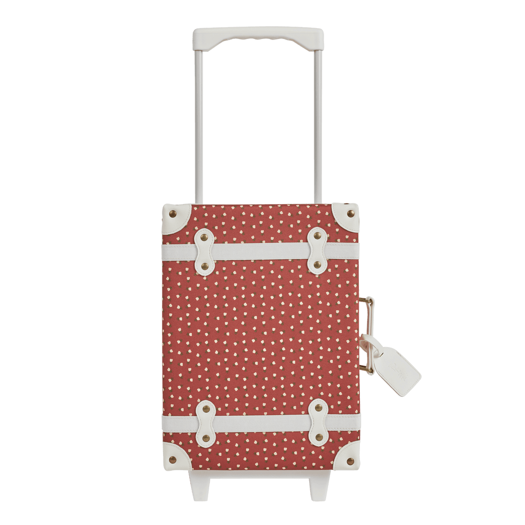 Holiday See-Ya Suitcase - Sweetheart Red