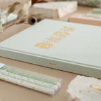 Baby Book - Pistachio (Boxed)