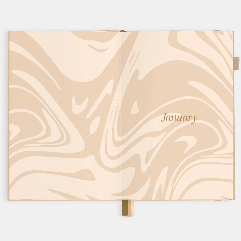 2026 A5 Horizontal Planner - Taupe