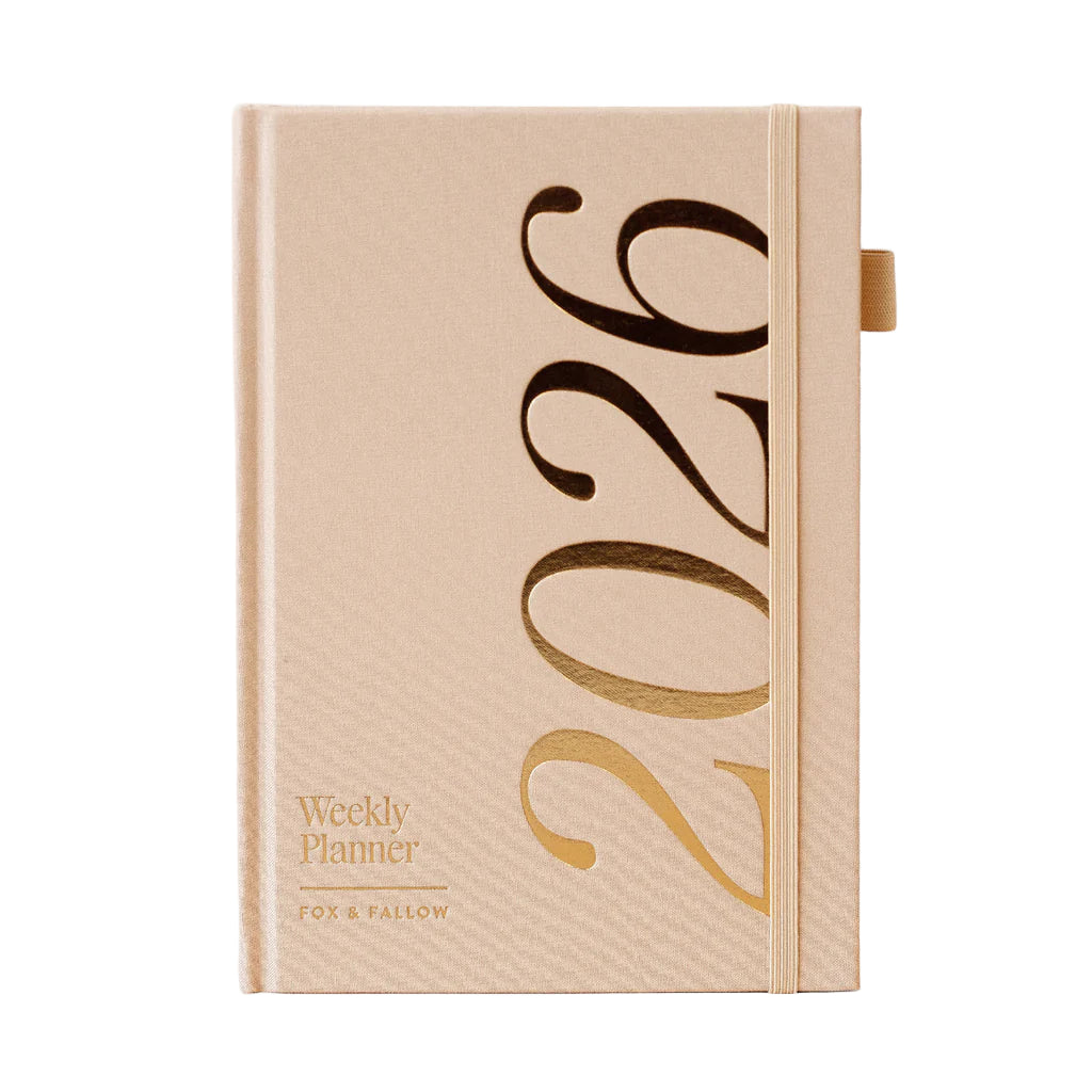 2026 A5 Horizontal Planner - Taupe