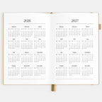 2026 A5 Horizontal Planner - Taupe