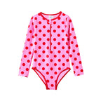 PRE-ORDER - Polka Dot Longsleeve Swimsuit
