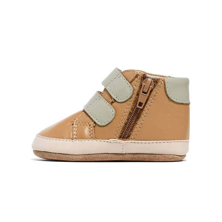 Pretty Brave Baby Hi-Top Tan/Sage