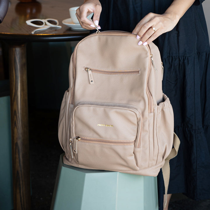 Pretty Brave Chloe Backpack - Natural Pebble