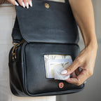 Harper Cross Body Bag - Black Pebble