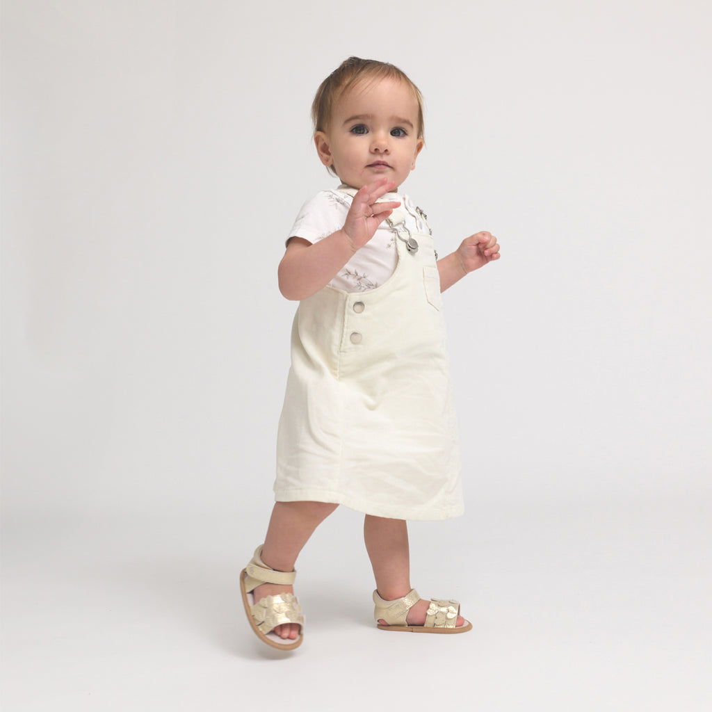 Pretty Brave Hearts Sandal Gold Sparkle