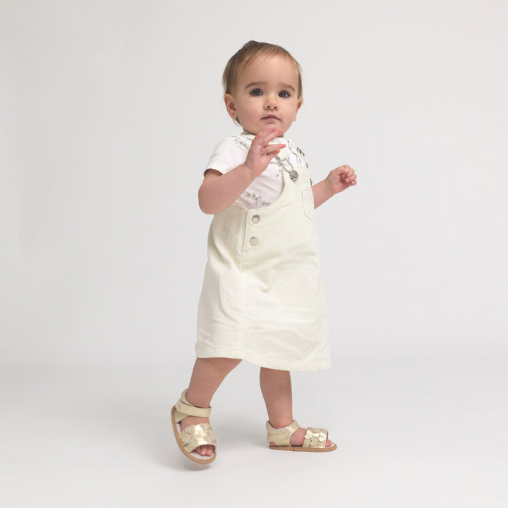 Pretty Brave Hearts Sandal Gold Sparkle