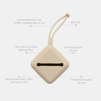 Pacifier Soft Case - Vanilla