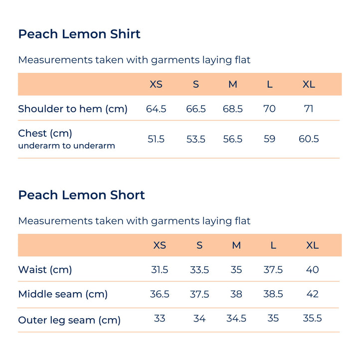 Peach Lemon Set